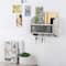 NEX™ Wall Mount Mail & Key Holder Organizer with Chalkboard Surface